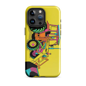 Furrow & Fields Tough Case for iPhone® iPhone 15 Pro Max Massey Ferguson 50E Pop Art | Tough Case for iPhone® Quality Farmers Merch