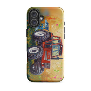 Furrow & Fields Tough Case for iPhone® iPhone 16 Plus Fiat 1880 Splash Art | Tough Case for iPhone® Quality Farmers Merch