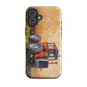 Furrow & Fields Tough Case for iPhone® iPhone 16 Plus Massey Ferguson 1200 Splash Art | Tough Case for iPhone® Quality Farmers Merch