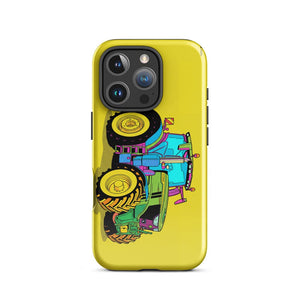 Furrow & Fields Tough Case for iPhone® iPhone 16 Pro John Deere 6R 250 Pop Art | Tough Case for iPhone® Quality Farmers Merch