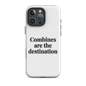 Furrow & Fields Tough Case for iPhone® iPhone 16 Pro Max Combines Are the Destination | Tough Case for iPhone® Quality Farmers Merch
