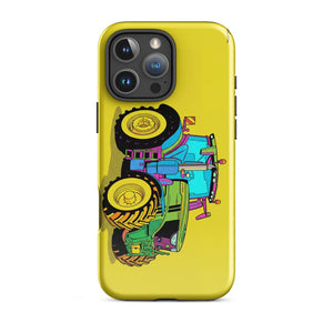 Furrow & Fields Tough Case for iPhone® iPhone 16 Pro Max John Deere 6R 250 Pop Art | Tough Case for iPhone® Quality Farmers Merch