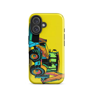Furrow & Fields Tough Case for iPhone® iPhone 16 Terex 860 Elite Pop Art | Tough Case for iPhone® Quality Farmers Merch