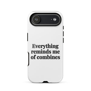 Furrow & Fields Tough Case for iPhone® iPhone 17 Air Everything Reminds Me of Combines | Tough Case for iPhone® Quality Farmers Merch