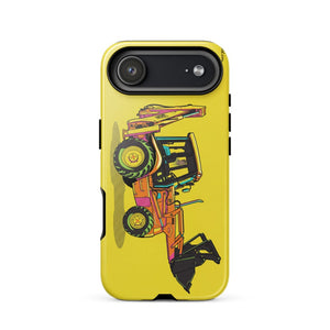 Furrow & Fields Tough Case for iPhone® iPhone 17 Air JCB 3CX Sitemaster SRS Pop Art | Tough Case for iPhone® Quality Farmers Merch