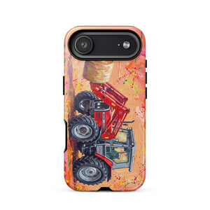 Furrow & Fields Tough Case for iPhone® iPhone 17 Air Massey Ferguson 3070 Autotronic Splash Art | Tough Case for iPhone® Quality Farmers Merch