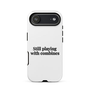 Furrow & Fields Tough Case for iPhone® iPhone 17 Air Still Playing With Combines | Tough Case for iPhone® Quality Farmers Merch