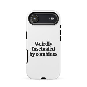 Furrow & Fields Tough Case for iPhone® iPhone 17 Air Weirdly Fascinated by Combines | Tough Case for iPhone® Quality Farmers Merch
