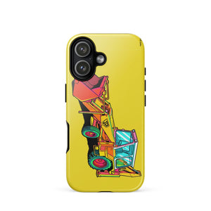 Furrow & Fields Tough Case for iPhone® iPhone 17 JCB 3C II Pop Art | Tough Case for iPhone® Quality Farmers Merch