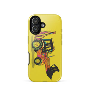 Furrow & Fields Tough Case for iPhone® iPhone 17 JCB 3CX Sitemaster SRS Pop Art | Tough Case for iPhone® Quality Farmers Merch