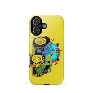 Furrow & Fields Tough Case for iPhone® iPhone 17 John Deere 6R 250 Pop Art | Tough Case for iPhone® Quality Farmers Merch