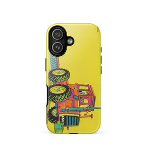 Furrow & Fields Tough Case for iPhone® iPhone 17 Massey Ferguson 1200 Pop Art | Tough Case for iPhone® Quality Farmers Merch