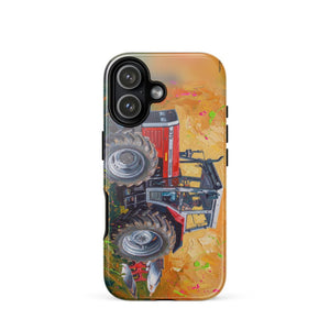 Furrow & Fields Tough Case for iPhone® iPhone 17 Massey Ferguson 375 Splash Art | Tough Case for iPhone® Quality Farmers Merch