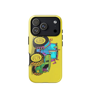 Furrow & Fields Tough Case for iPhone® iPhone 17 Pro John Deere 6R 250 Pop Art | Tough Case for iPhone® Quality Farmers Merch