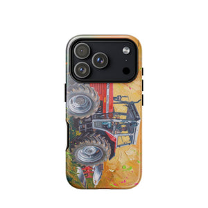 Furrow & Fields Tough Case for iPhone® iPhone 17 Pro Massey Ferguson 375 Splash Art | Tough Case for iPhone® Quality Farmers Merch