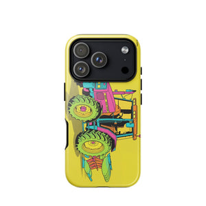 Furrow & Fields Tough Case for iPhone® iPhone 17 Pro Massey Ferguson 6255 Pop Art | Tough Case for iPhone® Quality Farmers Merch