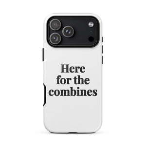 Furrow & Fields Tough Case for iPhone® iPhone 17 Pro Max Here for the Combines | Tough Case for iPhone® Quality Farmers Merch