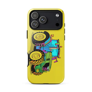 Furrow & Fields Tough Case for iPhone® iPhone 17 Pro Max John Deere 6R 250 Pop Art | Tough Case for iPhone® Quality Farmers Merch