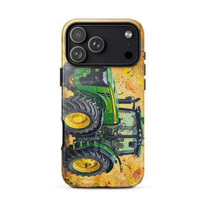 Furrow & Fields Tough Case for iPhone® iPhone 17 Pro Max John Deere 8345R Splash Art | Tough Case for iPhone® Quality Farmers Merch