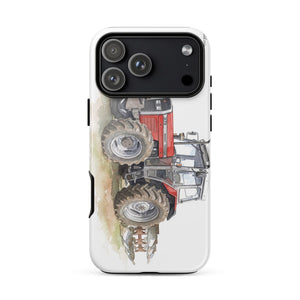 Furrow & Fields Tough Case for iPhone® iPhone 17 Pro Max Massey Ferguson 375 Watercolor | Tough Case for iPhone® Quality Farmers Merch