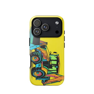 Furrow & Fields Tough Case for iPhone® iPhone 17 Pro Terex 860 Elite Pop Art | Tough Case for iPhone® Quality Farmers Merch