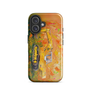 Furrow & Fields Tough Case for iPhone® JCB 806 Splash Art | Tough Case for iPhone® Quality Farmers Merch