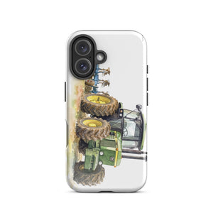 Furrow & Fields Tough Case for iPhone® John Deere 4350 Watercolor | Tough Case for iPhone® Quality Farmers Merch