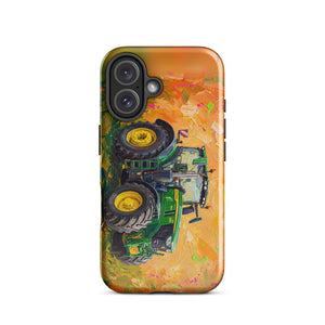 Furrow & Fields Tough Case for iPhone® John Deere 6R 250 Splash Art | Tough Case for iPhone® Quality Farmers Merch