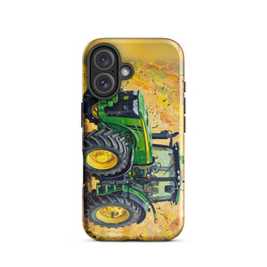 Furrow & Fields Tough Case for iPhone® John Deere 8345R Splash Art | Tough Case for iPhone® Quality Farmers Merch