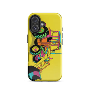 Furrow & Fields Tough Case for iPhone® Massey Ferguson 50E Pop Art | Tough Case for iPhone® Quality Farmers Merch