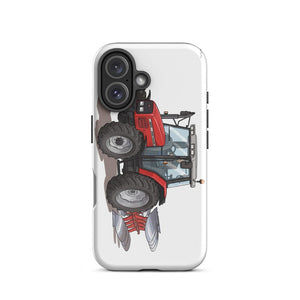 Furrow & Fields Tough Case for iPhone® Massey Ferguson 6255 Illustration | Tough Case for iPhone® Quality Farmers Merch