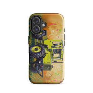 Furrow & Fields Tough Case for iPhone® Mercedes-Benz MB-trac 1100 Splash Art | Tough Case for iPhone® Quality Farmers Merch