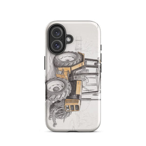 Furrow & Fields Tough Case for iPhone® Renault 145.14 TX Pencil Sketch | Tough Case for iPhone® Quality Farmers Merch