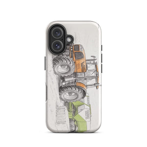 Furrow & Fields Tough Case for iPhone® Renault Atles 926 RZ Pencil Sketch | Tough Case for iPhone® Quality Farmers Merch