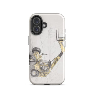Furrow & Fields Tough Case for iPhone® Sanderson 726 Teleporter Pencil Sketch | Tough Case for iPhone® Quality Farmers Merch
