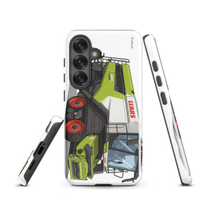 Furrow & Fields Tough case for Samsung® CLAAS Lexion 8600 TerraTrac Illustration | Tough case for Samsung® Quality Farmers Merch