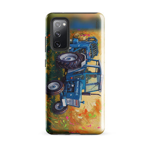 Furrow & Fields Tough case for Samsung® Glossy / Samsung Galaxy S20 FE Ford 7600 Splash Art | Tough case for Samsung® Quality Farmers Merch