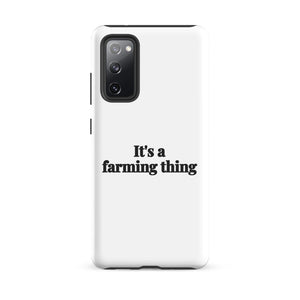 Furrow & Fields Tough case for Samsung® Glossy / Samsung Galaxy S20 FE It's A Farming Thing | Tough case for Samsung® Quality Farmers Merch
