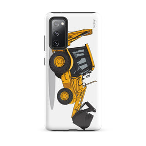 Furrow & Fields Tough case for Samsung® Glossy / Samsung Galaxy S20 FE JCB 3CX Sitemaster SRS | Tough case for Samsung® Quality Farmers Merch
