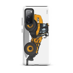 Furrow & Fields Tough case for Samsung® Glossy / Samsung Galaxy S20 FE JCB TM420 | Tough case for Samsung® Quality Farmers Merch