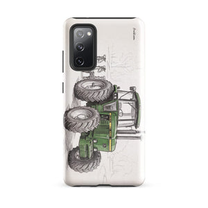 Furrow & Fields Tough case for Samsung® Glossy / Samsung Galaxy S20 FE John Deere 4350 Pencil Sketch | Tough case for Samsung® Quality Farmers Merch