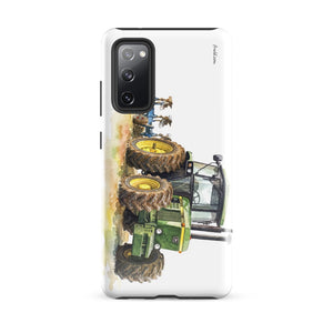 Furrow & Fields Tough case for Samsung® Glossy / Samsung Galaxy S20 FE John Deere 4350 Watercolor | Tough case for Samsung® Quality Farmers Merch