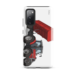 Furrow & Fields Tough case for Samsung® Glossy / Samsung Galaxy S20 FE Massey Ferguson 6180 Illustration | Tough case for Samsung® Quality Farmers Merch