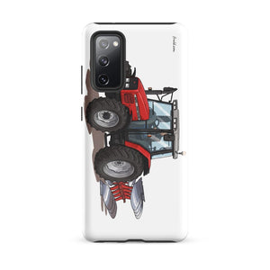 Furrow & Fields Tough case for Samsung® Glossy / Samsung Galaxy S20 FE Massey Ferguson 6255 | Tough case for Samsung® Quality Farmers Merch
