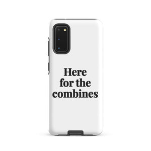 Furrow & Fields Tough case for Samsung® Glossy / Samsung Galaxy S20 Here for the Combines | Tough case for Samsung® Quality Farmers Merch