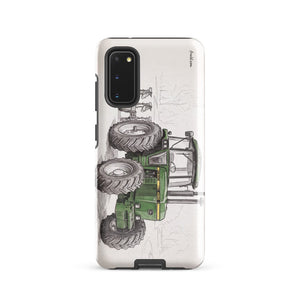 Furrow & Fields Tough case for Samsung® Glossy / Samsung Galaxy S20 John Deere 4350 Pencil Sketch | Tough case for Samsung® Quality Farmers Merch