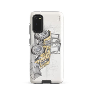 Furrow & Fields Tough case for Samsung® Glossy / Samsung Galaxy S20 Massey Ferguson 50E Pencil Sketch | Tough case for Samsung® Quality Farmers Merch