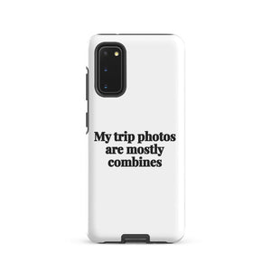 Furrow & Fields Tough case for Samsung® Glossy / Samsung Galaxy S20 My Trip Photos Are Mostly Combines | Tough case for Samsung® Quality Farmers Merch