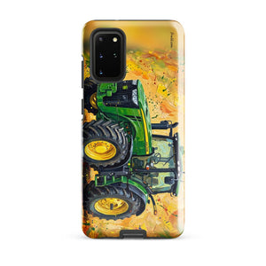 Furrow & Fields Tough case for Samsung® Glossy / Samsung Galaxy S20 Plus John Deere 8345R Splash Art | Tough case for Samsung® Quality Farmers Merch