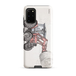Furrow & Fields Tough case for Samsung® Glossy / Samsung Galaxy S20 Plus Massey Ferguson 3070 Autotronic Pencil Sketch | Tough case for Samsung® Quality Farmers Merch